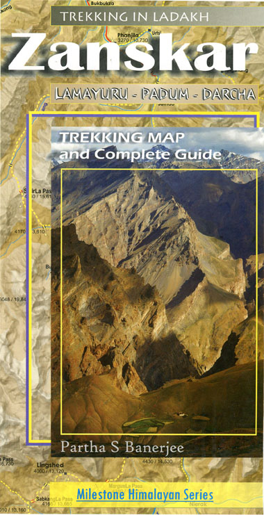 Zanskar Trekking map and complete guide